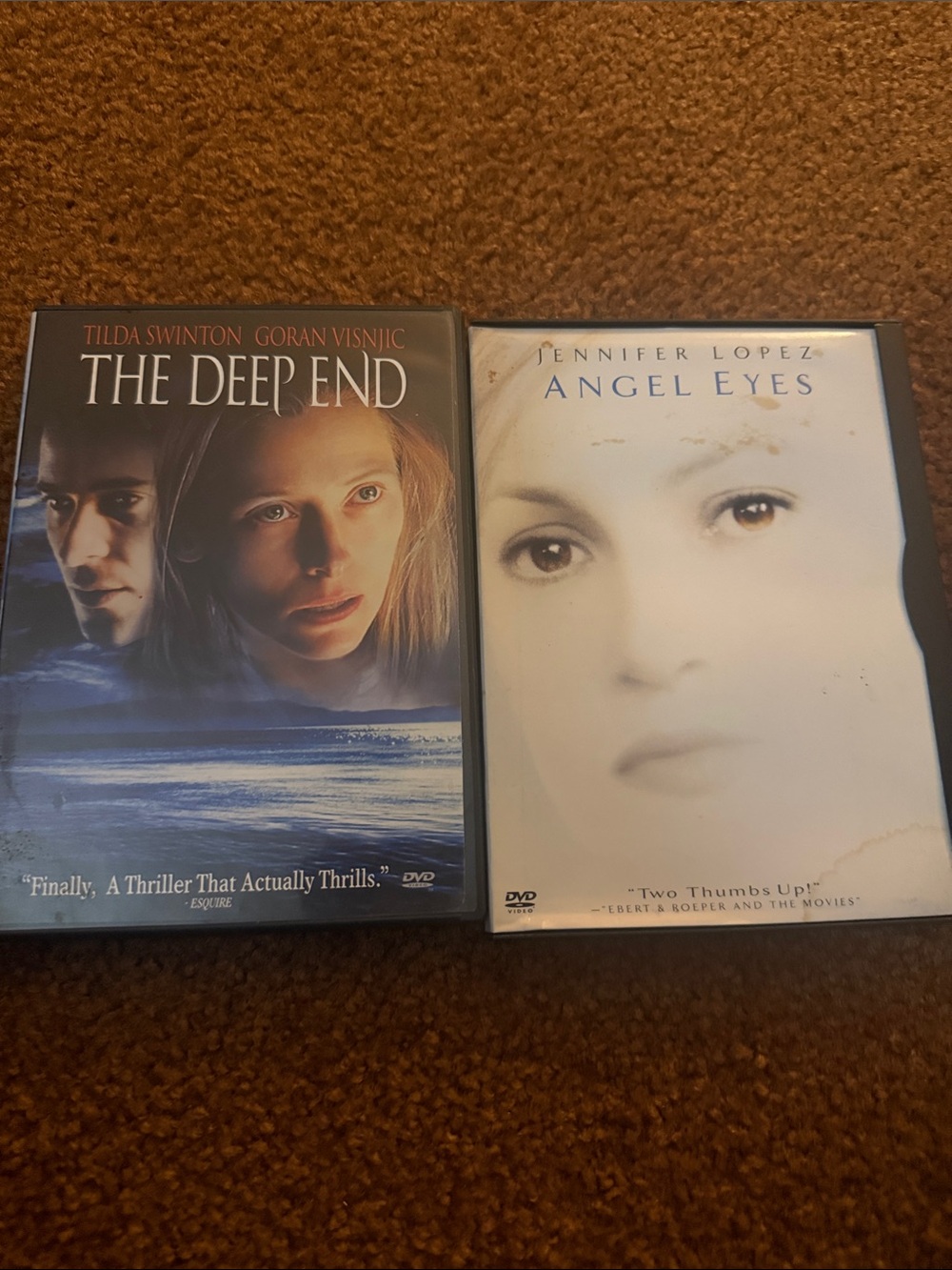 Two dvd – The Deep End & Angel Eyes